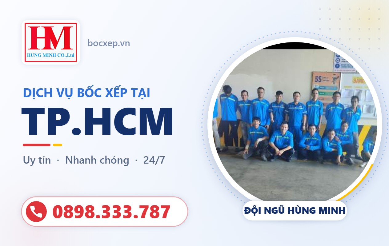 CÔNG TY DỊCH VỤ BỐC XẾP  TẠI TPHCM
