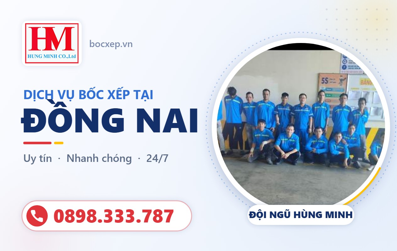 CÔNG TY DỊCH VỤ BỐC XẾP TẠI ĐỒNG NAI